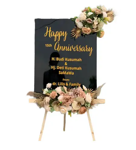 Papan Bunga Akrilik Simokerto